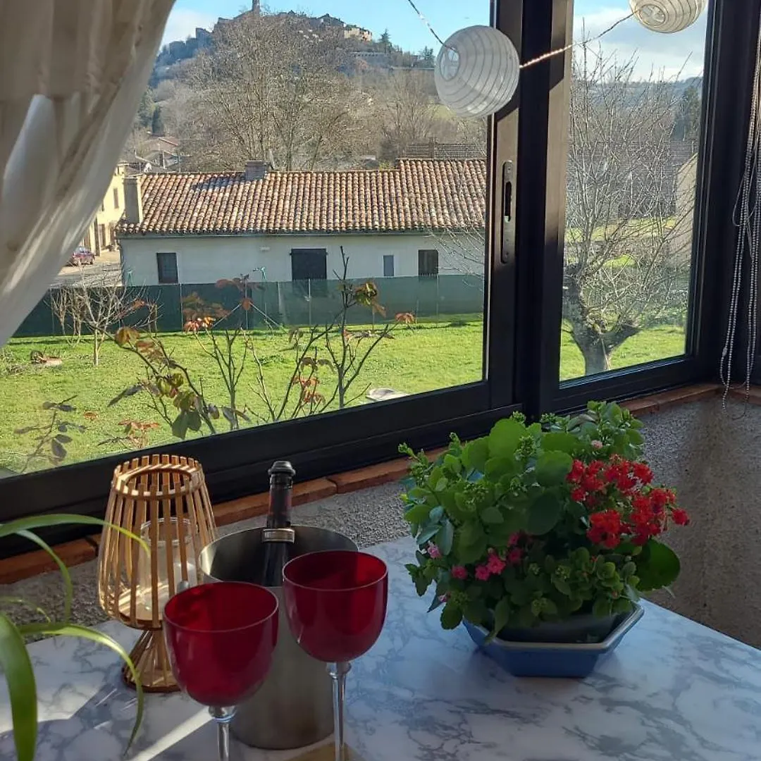 La Jolie Vue Et La Maison De La Tour- Cordes-Sur-Ciel Les Cabannes